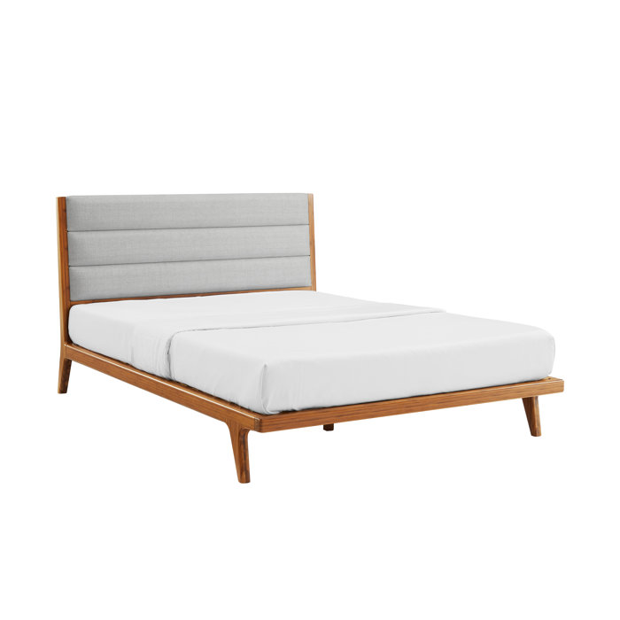 Corrigan Studio® Horey Solid Wood and Upholstered Platform Bed Wayfair
